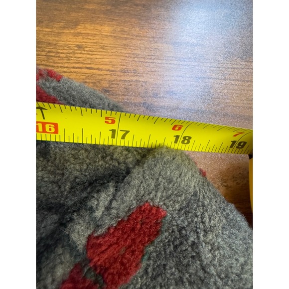 Woolrich Vintage Floral Fleece Double Lined Jacket Button Up Cozy Warm Coat - Picture 9 of 11